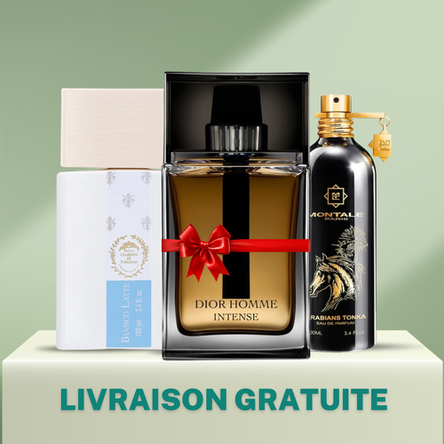 PACK BIANCO LATTE + ARABIANS TONKA + DIOR HOMME INTENSE